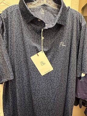 Rhoback Men’s Busted Bracket Polo Shirt